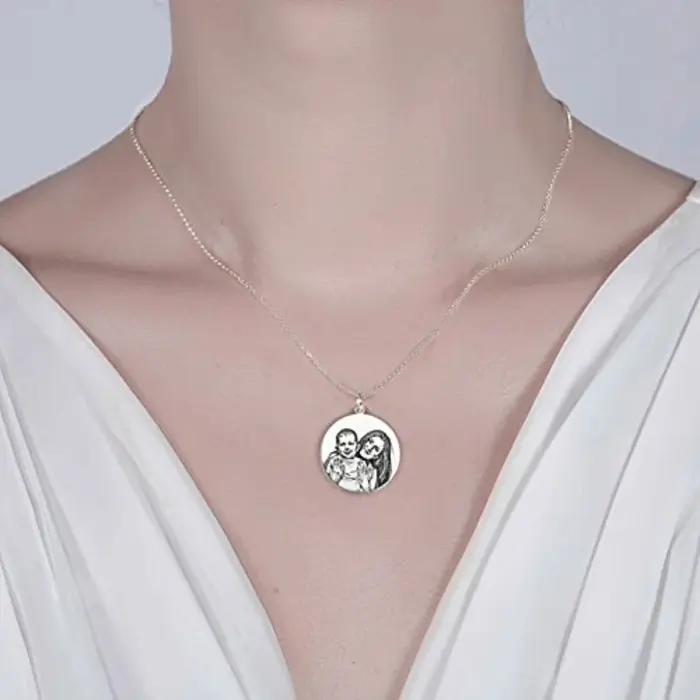 Collier Photo personnalisé Unique