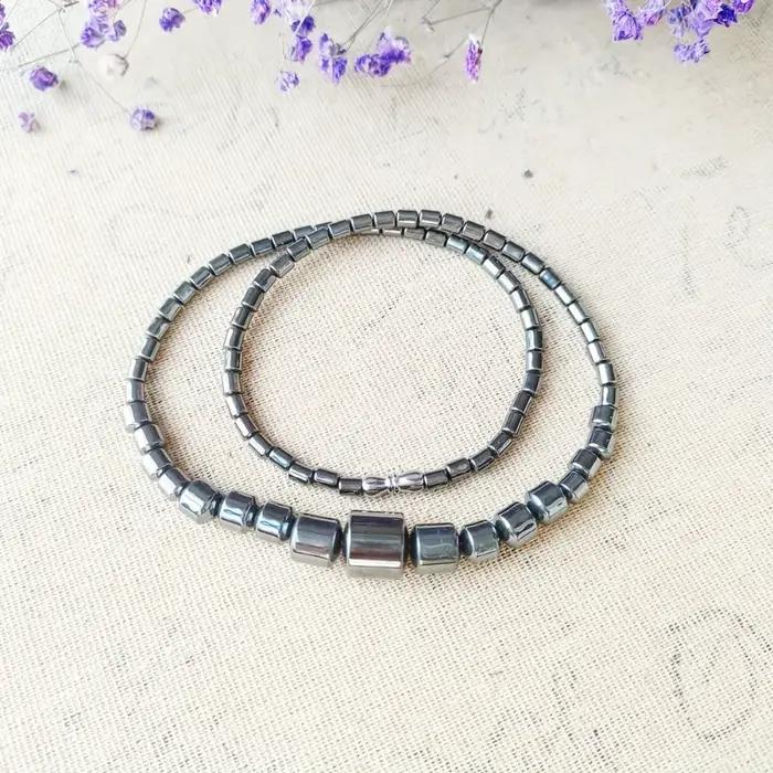 Collier Terahertz Naturel Bohême Polyvalent Pour Toutes Les Occasions Unisex Elégant Harmonie Avec La Nature