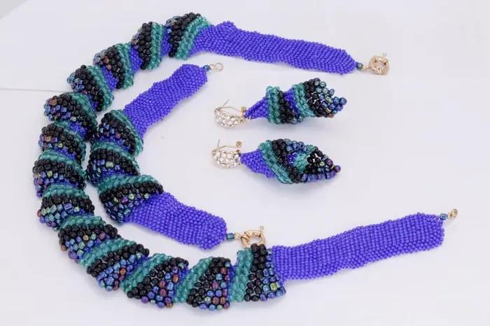 Dudo bijoux américain Bracelet boucles d'oreilles collier ensembles