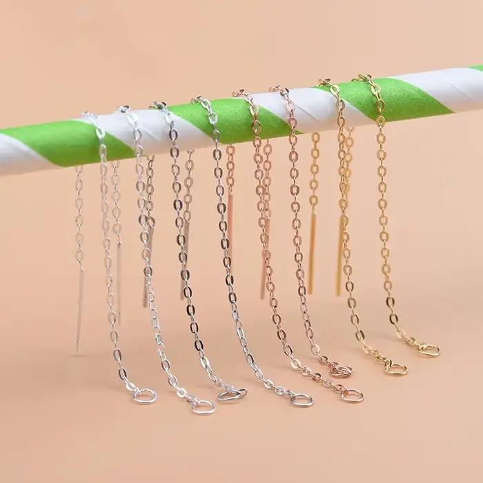 1 paire d'accessoires de bijoux en argent sterling S925