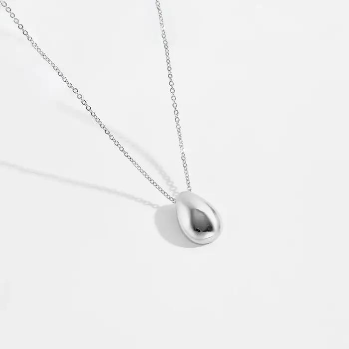 VEWANT – collier avec pendentif goutte d'eau en argent Sterling 925 pour femmes, longue chaîne, à la