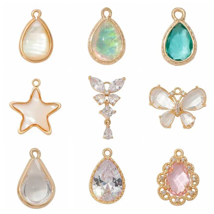26 pendentifs lettres anglaises pour accessoires de fabrication de colliers