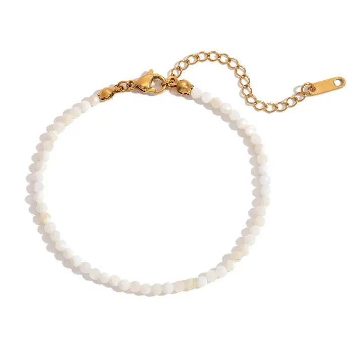 E.B.belle-Perles en Pierre Naturelle pour Femme