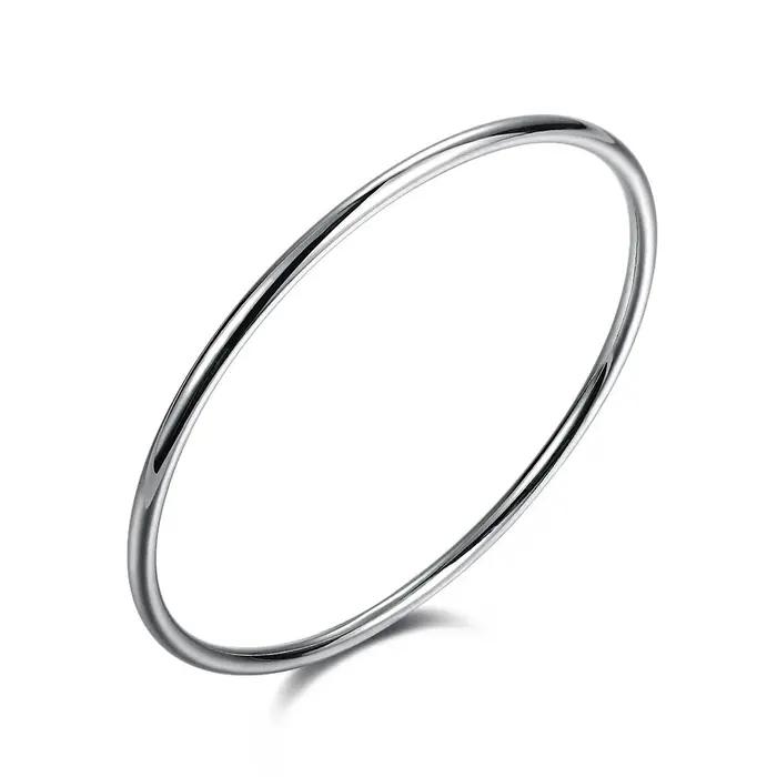 Bracelet en argent sterling 925 élégant et moderne pour femmes parties occasions spéciales cadeau d'anniversaire