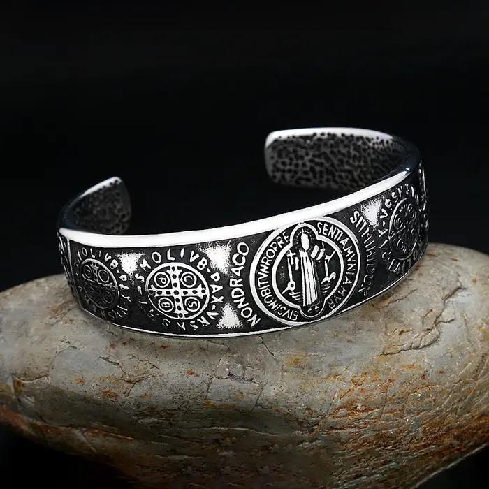 Bracelet exorcisme Vintage Saint benoît pour hommes et femmes