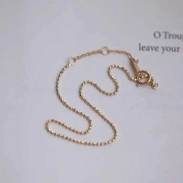 Bracelets en argent Sterling 925 plaqué or 14K