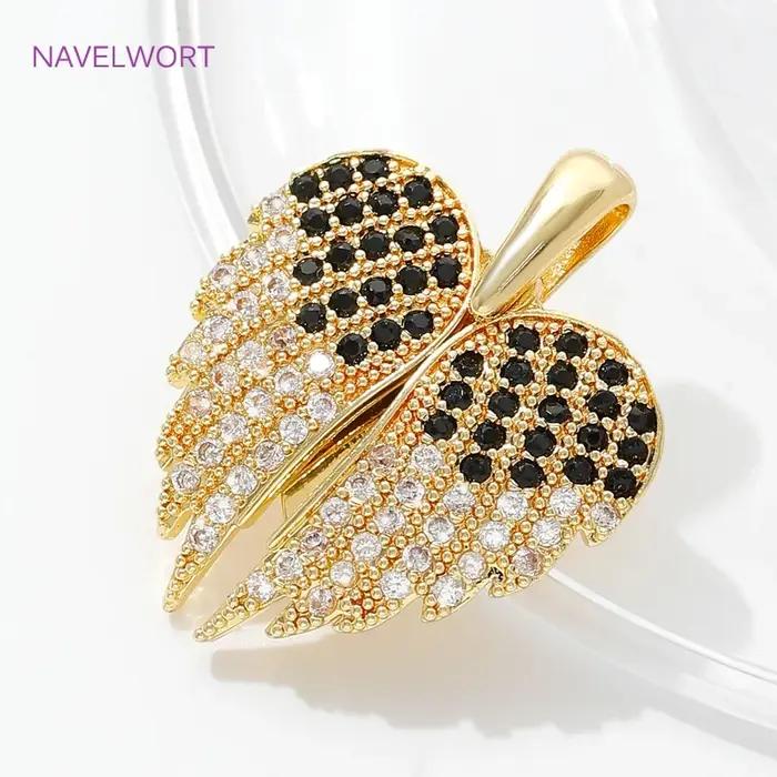 Pendentif à breloques cœur en laiton plaqué or 18 carats pour bijoux personnalisés artisanat et création de bijoux occasions spéciales