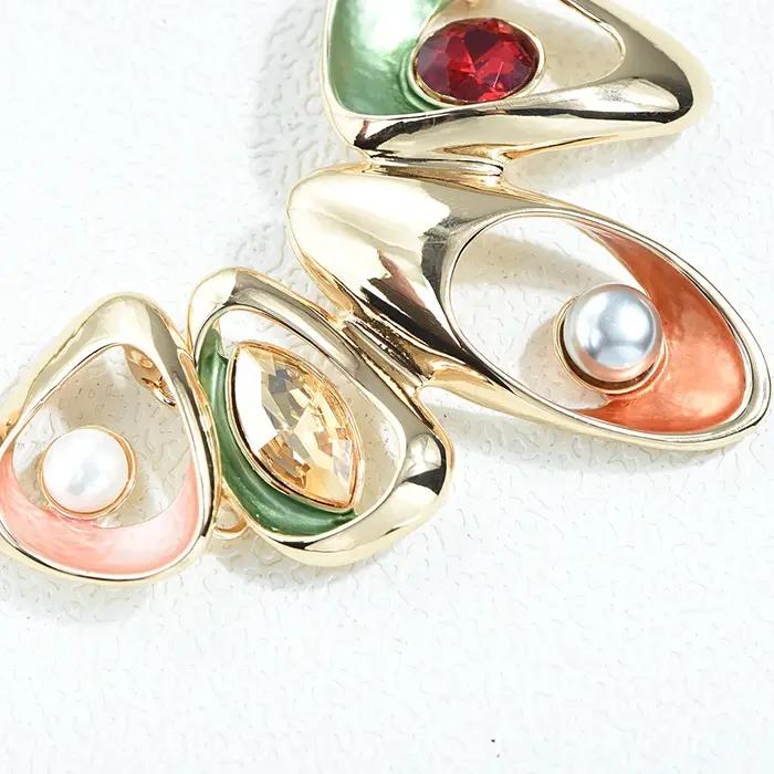 Ensemble de bijoux de luxe en or pour femmes