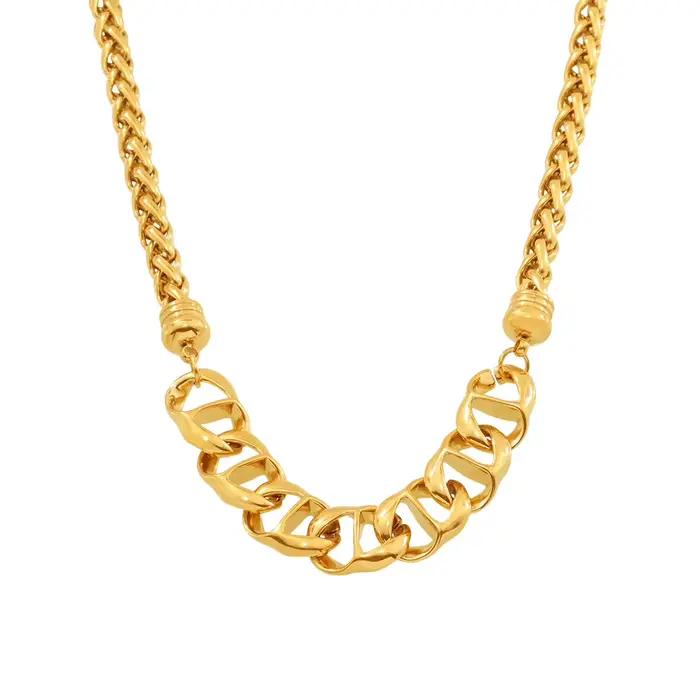 Amaiyllis – collier de personnalité minimaliste pour femmes, Style Punk Hip-Hop, chaîne épaisse, clavicule, bijoux
