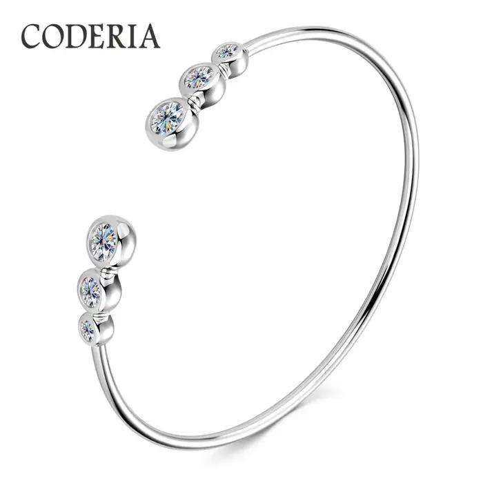 Bracelet Moissanite en Argent Sterling 1.8 Plaqué Or 18K