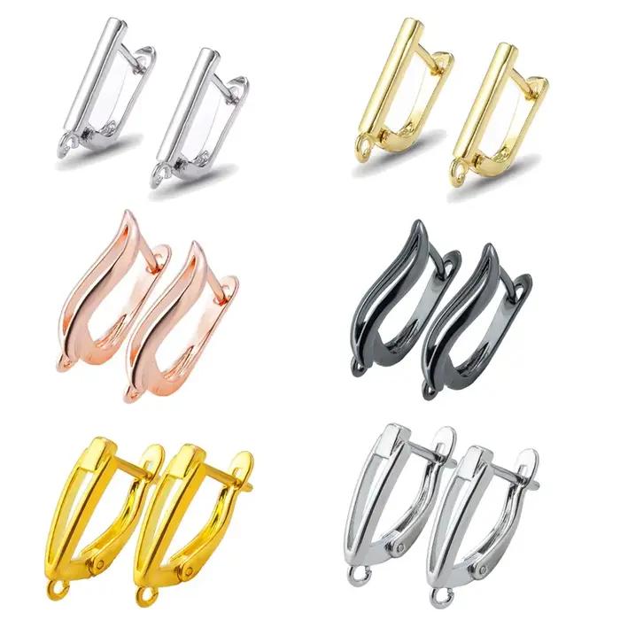 PeFête in-Boucles d'oreilles en laiton pour femmes, accessoires de bijoux pour bricolage, fournitures faites à la main, boucles d'oreilles Kpop, accessoires de bijoux, nouveau