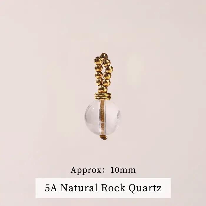 JD – boucles d'oreilles pendantes en pierre naturelle pour femmes, Design de bricolage varié, cercea