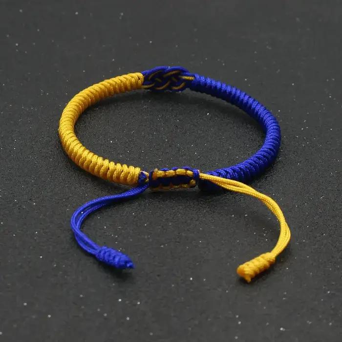 Bracelet Ukrainien Tressé Main Élégant Pour Hommes et Femmes Occasions Spéciales Traditionnels Bonheur Chinois Occasions Fêtes Anniversaires Présent Elégance Style Distinctif