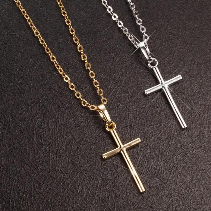 Collier en alliage de zinc avec pendentif pour homme et femme or et argent pour occasions spéciales cadeau anniversaire noël multifonctionnel