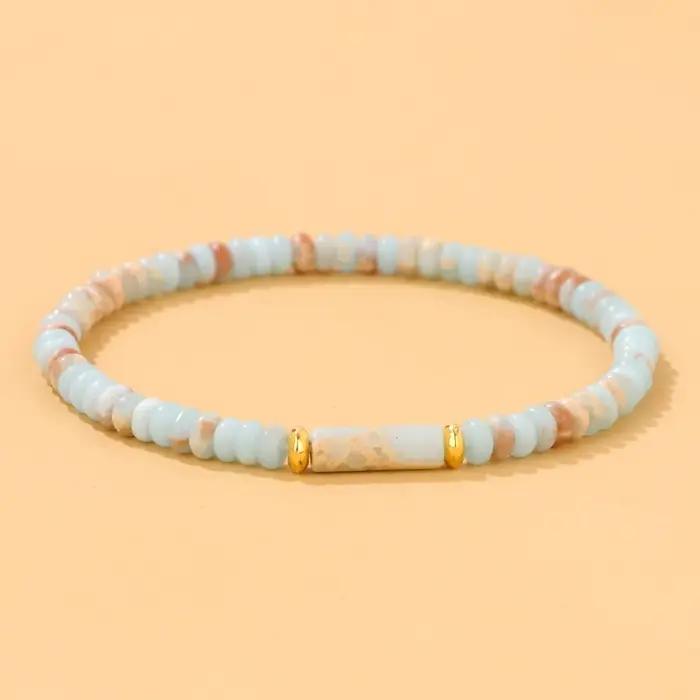 Bracelets en perles de pierres précieuses Picasso pour hommes et femmes