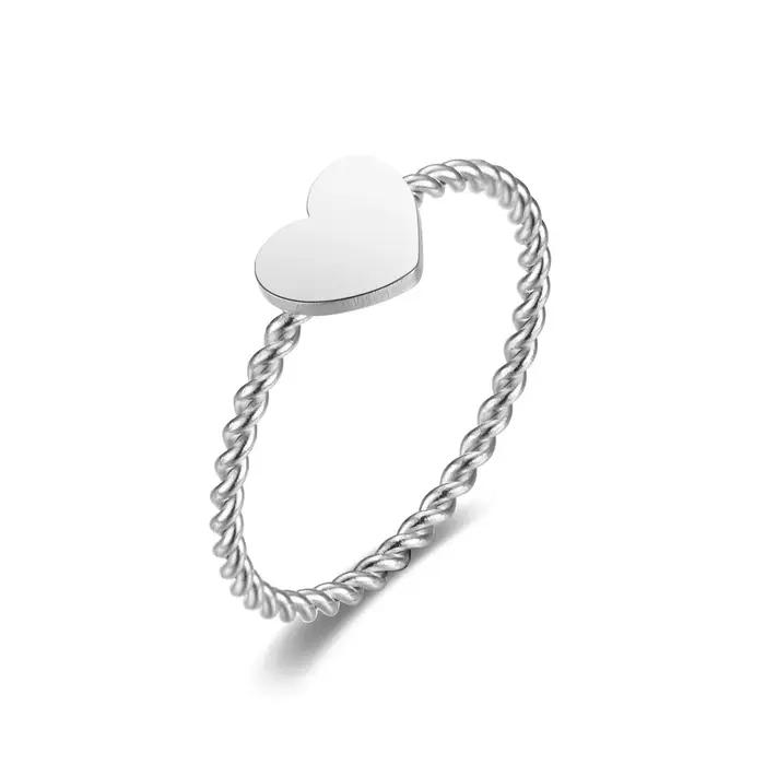 Bagues de mariage personnalisées pour femmes, acier inoxydable, bande de couple, nom des travailleurs, amoureux, cadeaux de bijoux romantiques