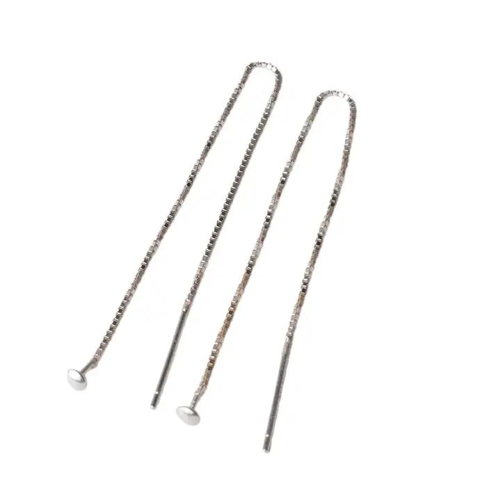 Fil d'oreille, fil d'oreille en argent sterling 925 massif