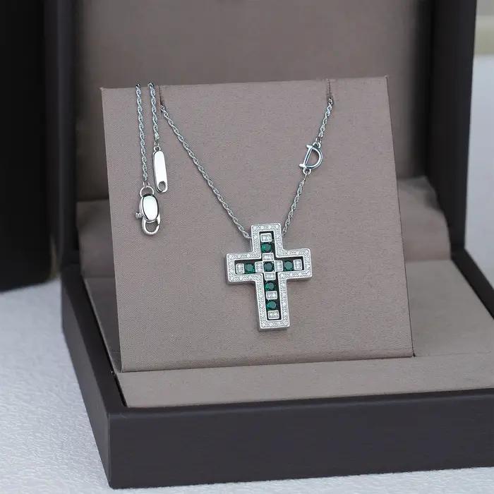 Collier croix, 23mm*28mm