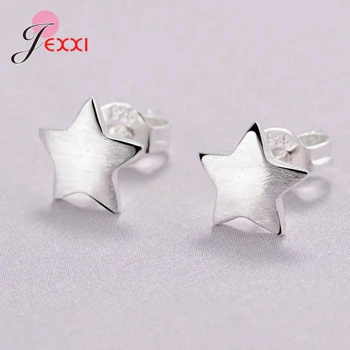 Boucles d'oreilles à tige en argent S925 pour petite fille