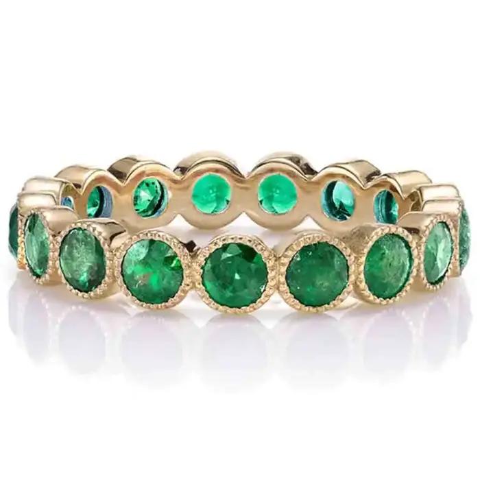 Bague de fiançailles vintage en argent sterling 925 avec diamants Moissanite et rubis pour femmes occasions spéciales et style quotidien