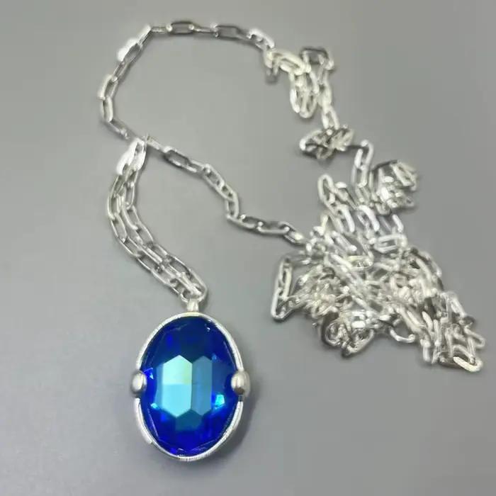Collier de mode en pierres précieuses haute qualité style rétro chic nouveau modèle 2026 pour usage quotidien et occasions spéciales femmes hommes