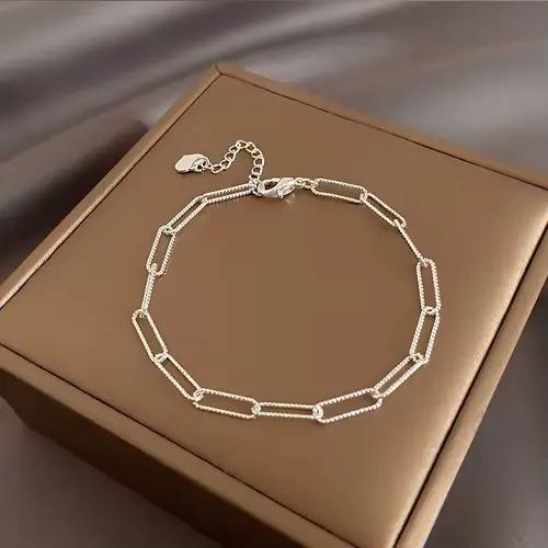 Bracelet en argent sterling 925 à perles multi-couches ajustable avec motif étoile pour femme