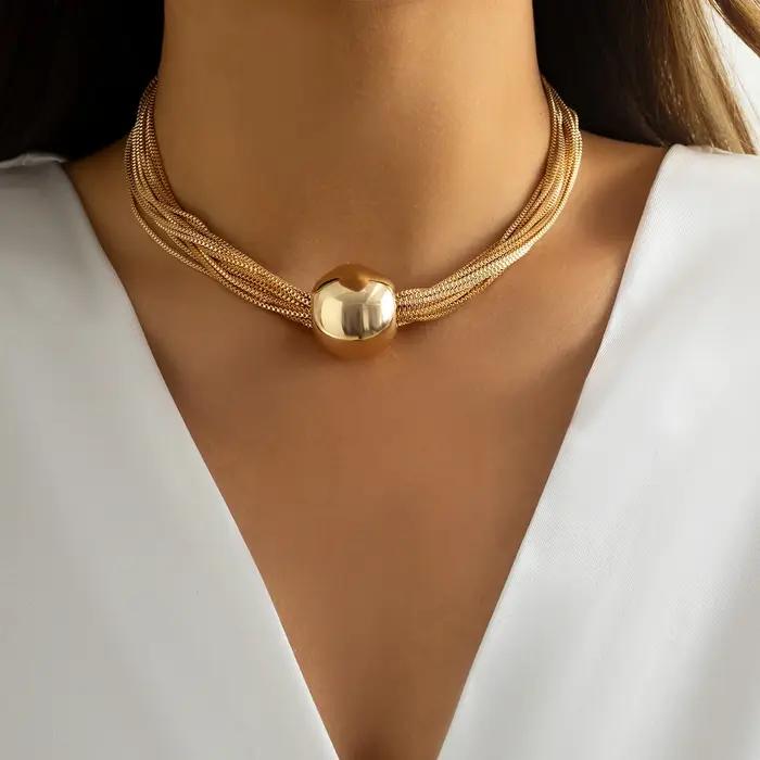 Collier ras du cou court pour femmes