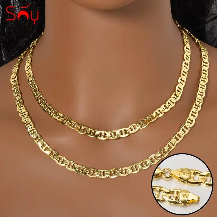 Collier tendance en forme de nez de cochon pour femme, bijou géométrique à surface lisse, chaîne de clavicule pour fille, accessoire plaqué or 18 carats, cadeau de fête