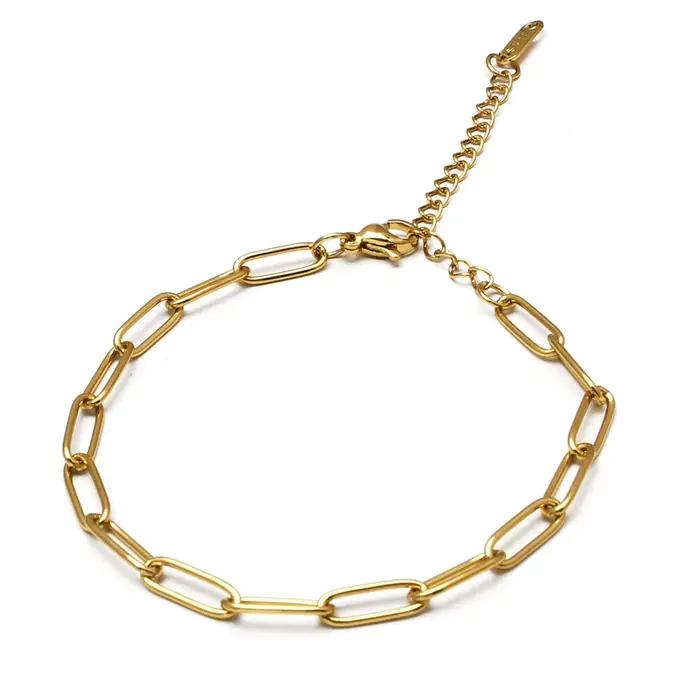 Chaîne dorée Moonrise pour femmes bracelet ou collier simple élégant pour offrir occasions spéciales