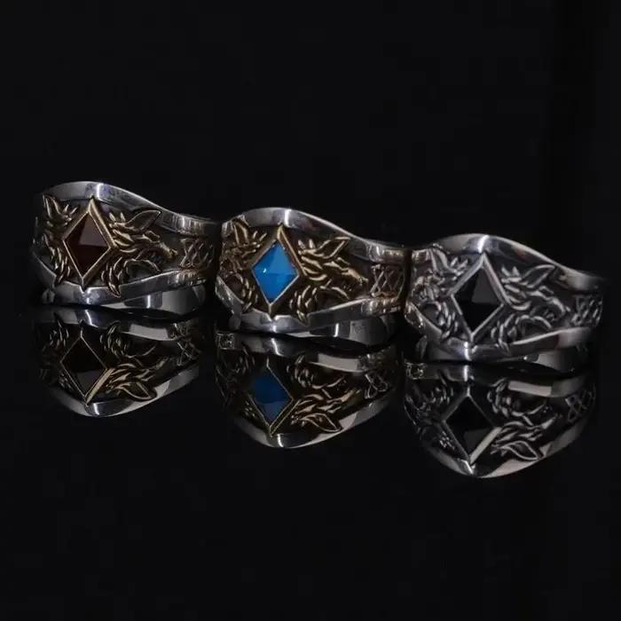 Bague Ruth rétro de luxe tendance, design élégant et populaire
