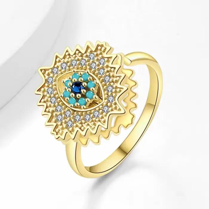 Sam Panda – bague rotative en argent Sterling 925 pour femmes, avec diamant et Zircon, pour soulager