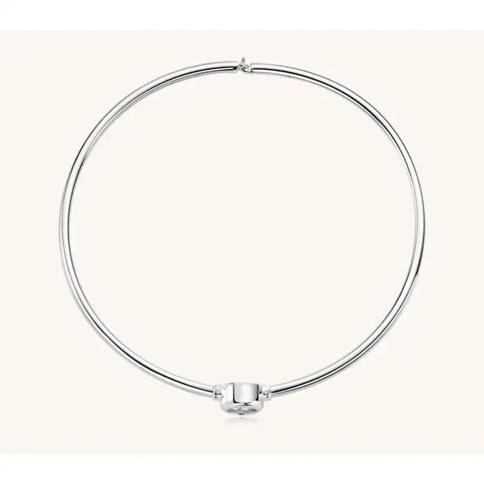 Bracelet Moissonite en Argent Sterling 925 Plaqué Or 18K pour Femmes Occasions Spéciales Cadeau Bijou Élégant