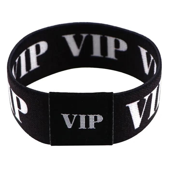 Bracelet élastique VIP en acrylique unisexe classique pour femmes et hommes occasions spéciales activité sportive cadeau de fête
