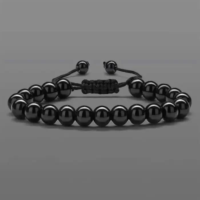 Bracelet en Malachite à la mode, 4 Styles, Bracelet en perles de pierre naturelle pour hommes et fem