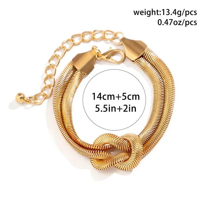 Collier ras du cou double couche Minar Punk Hip Hop en alliage métallique plaqué or et argent
