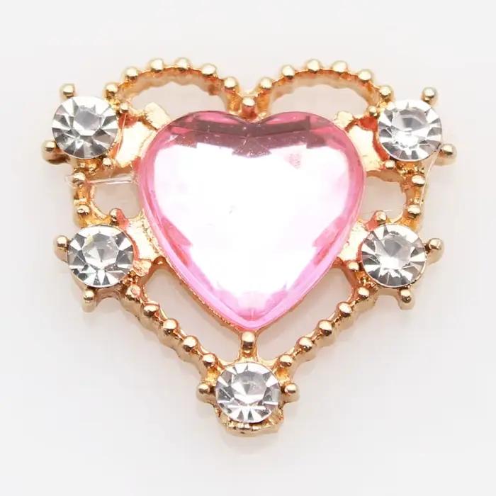 Petits bijoux d'amour en or à la mode, accessoires de bijoux à bricoler soi-même, robe de mariée, dé
