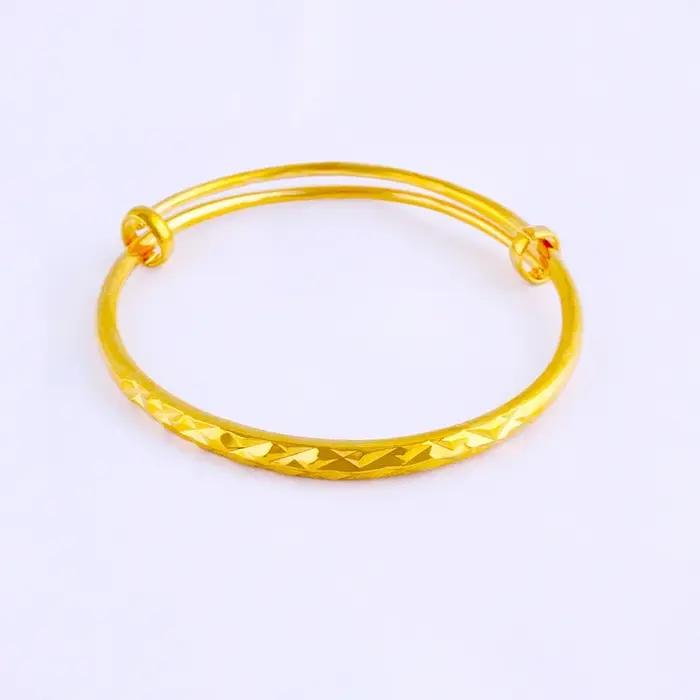 Petits bracelets plaqués or pour enfants
