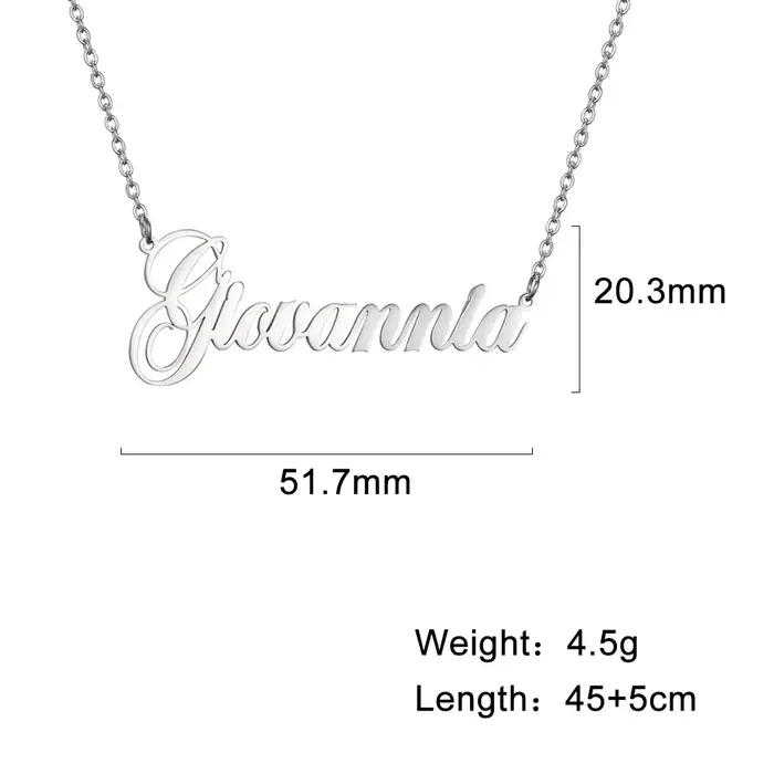 Collier personnalisé avec nom et Logo