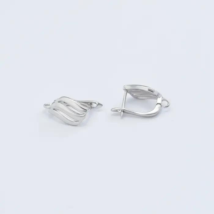 Crochets de boucle d'oreille plaqués or 18 carats pour femmes, accessoires de bijoux, boucles d'oreilles de mariage, bricolage exécutif, fait à la main, vente en gros, nouveau, 1 paire