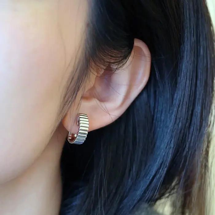 Bijoux de luxe romantiques français S 925 boucles d'oreilles pour femmes en argent sterling plaqué or 18 carats. cadeau de Noël