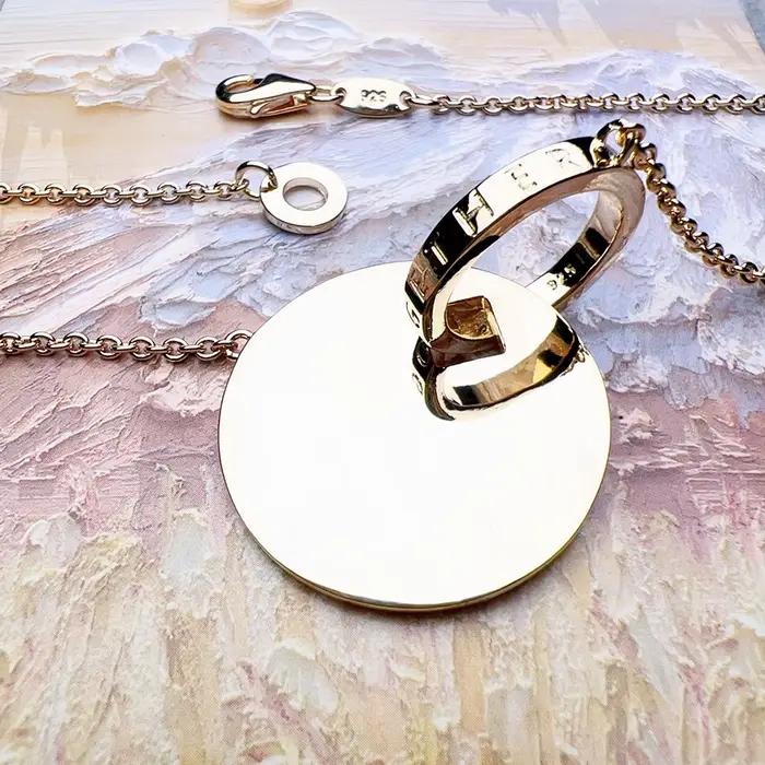 Ensemble de bijoux collier et boucles d'oreilles pour femme en argent sterling 925 à la mode pour les occasions spéciales comme le mariage
