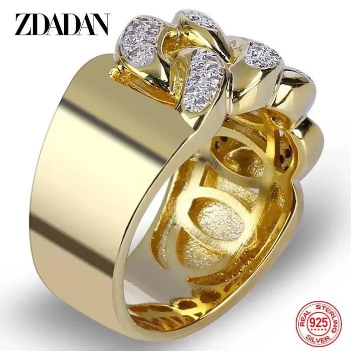 Bague en argent Sterling 925 sertie de zirconium blanc élégante alliance de mariage pour femmes occasions spéciales engagement romantique