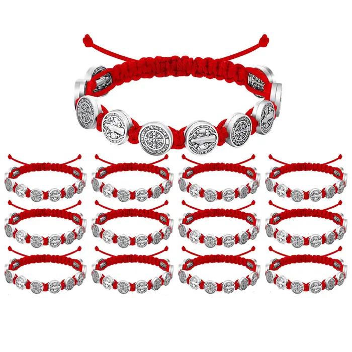 Bracelets San Benito Protection Croix Amitié Unisexe Élégant Occasions Spéciales Cadeau Fête Baptême Naissance