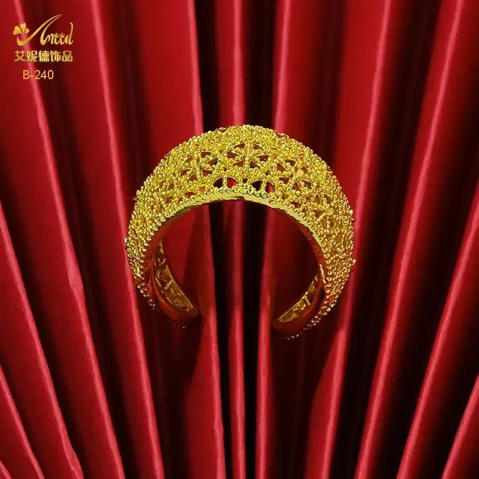 ANIID Dubai bijoux manchette bracelet cadeaux de fête de mariage femmes arabes Bracelets porte-bonhe