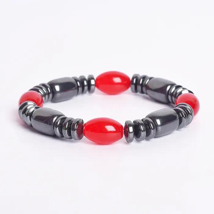 Bracelet magnétique thérapeutique à Double pont pour hommes et femmes, perte de poids, aimants énergétiques, bijoux, soulage la douleur au poignet, soins de santé