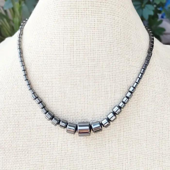 Collier Terahertz Naturel Bohême Polyvalent Pour Toutes Les Occasions Unisex Elégant Harmonie Avec La Nature