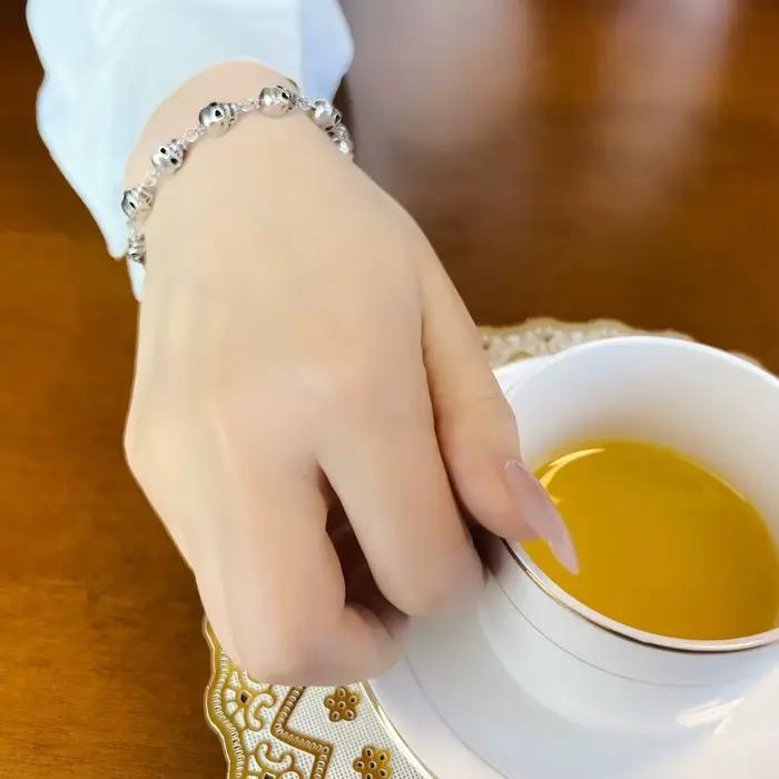Bracelets Punk en argent Sterling 925 pour hommes et femmes, chaîne à maillons, tête de mort, bijoux de rue, cadeaux européens