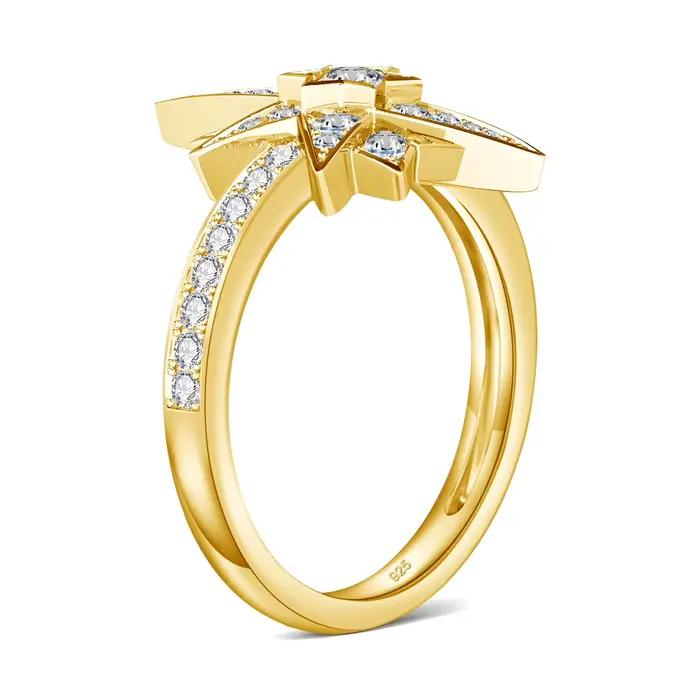 Bague de luxe en Moissanite pour femmes, couleur D VVS1, 3MM, 925, tendance, anniversaire de mariage, bijoux fins, cadeau, nouveau Style 2023