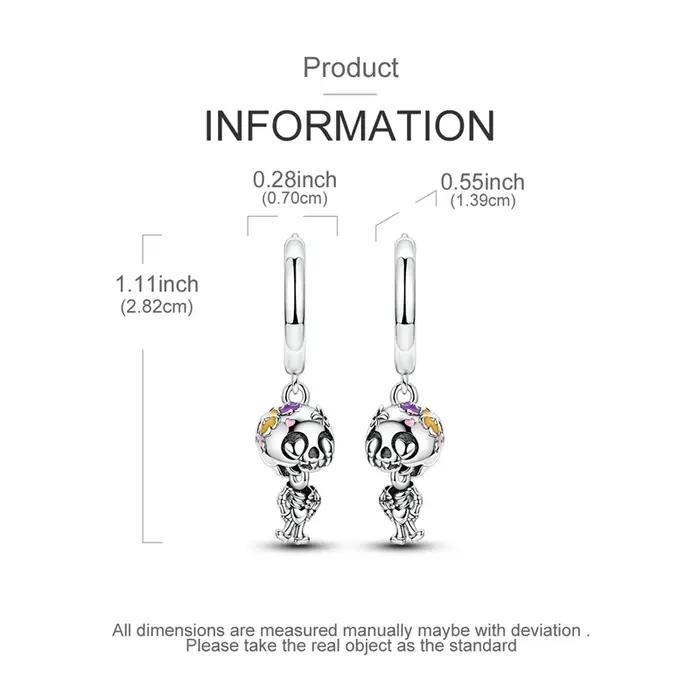 Boucles d'oreilles en argent Sterling 925 pour femmes et hommes