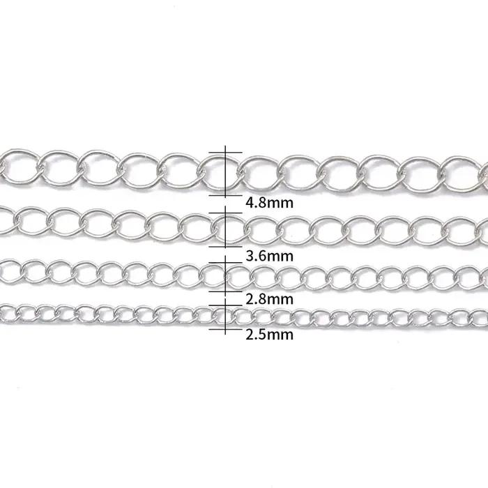 Collier d'Extension de Bague JOFor Chaîne DIY Taille Personnalisée pour Créations Bijouterie Occasions Spéciales